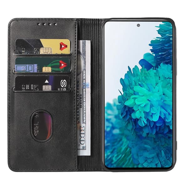 Läderfodral för Samsung Galaxy S20 FE 5G / S20 FE Black