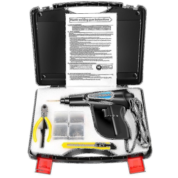 70W Varm Häftapparat Plast Svetsmaskin Bilstötfångare Reparationskit Tång 4 Vågstift Svetsning Reparationsmaskin