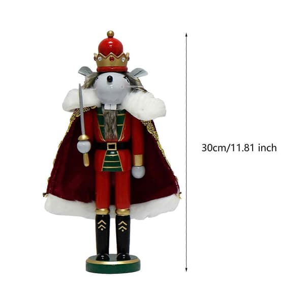 Nutcracker Mouse King Tabletop Figurine Statue Nutcracker Figure