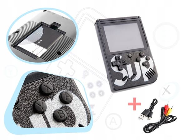 Mini Sup -peli (3\" LCD) 400 pelillä, musta