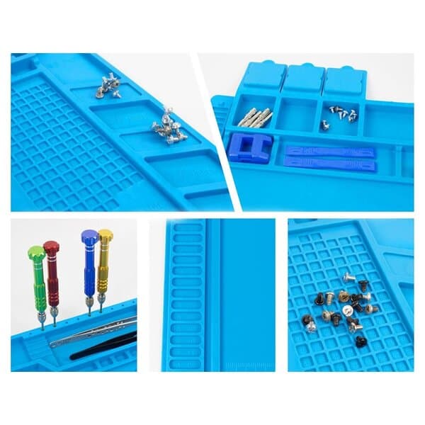 Silikon antistatisk loddematte, 45 x 30 cm