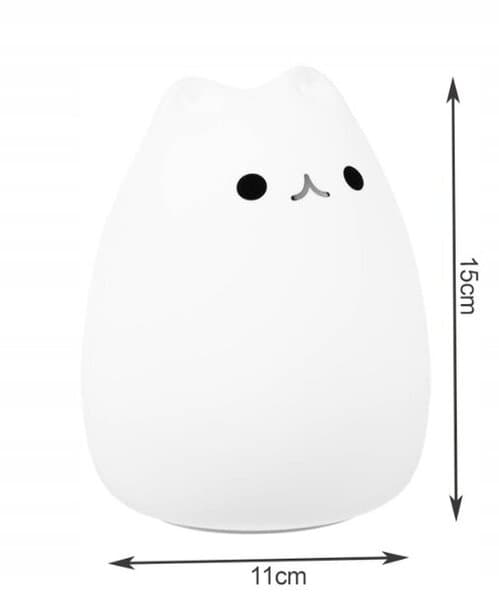 Børnebordslampe kat