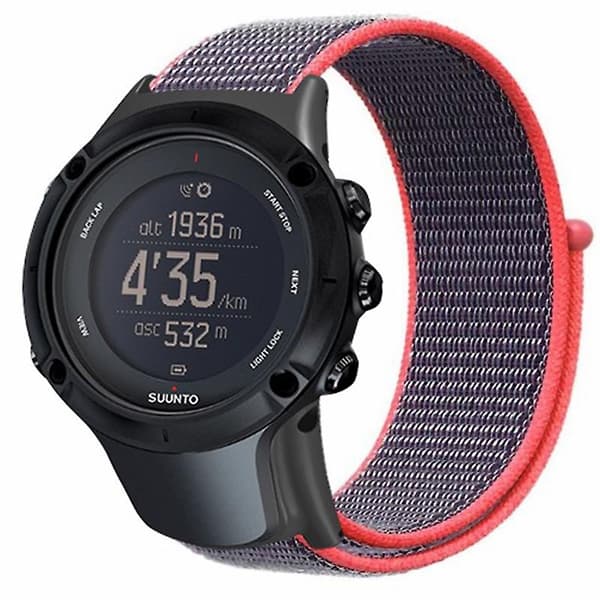 Armband i Nylon för Sunnto Ambit3/Ambit3 Peak - Seashell Vit