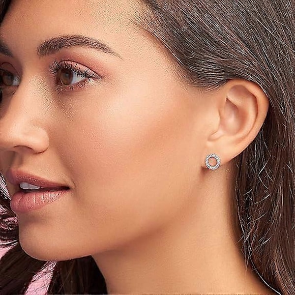 Naisten Sterling Hopea Forever Pandora Kuutiollinen Zirkonia Korvakorut