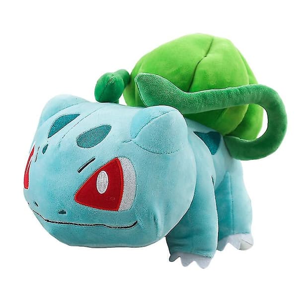 Pokémon - Bulbasaur Pehmolelu - 30 cm Super Pehmeä Bulbasaur Pehmolelu, Joka Vilkuttaa