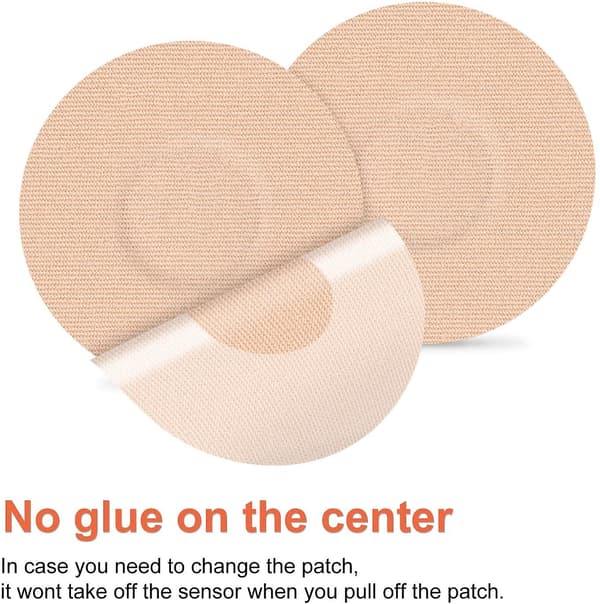 15-pack Libre Sensor Skydd Vattentäta Freestyle Libre Sensor Plåster - Flexibla CGM Plåster Utan Lim I Mitten