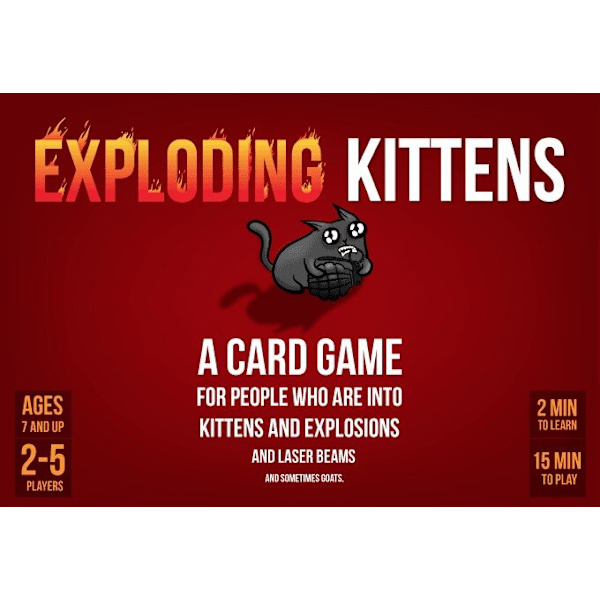 Exploding Kittens brætspil (på spansk)