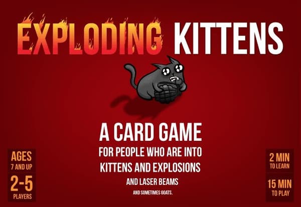 Exploding Kittens -lautapeli (espanjaksi)