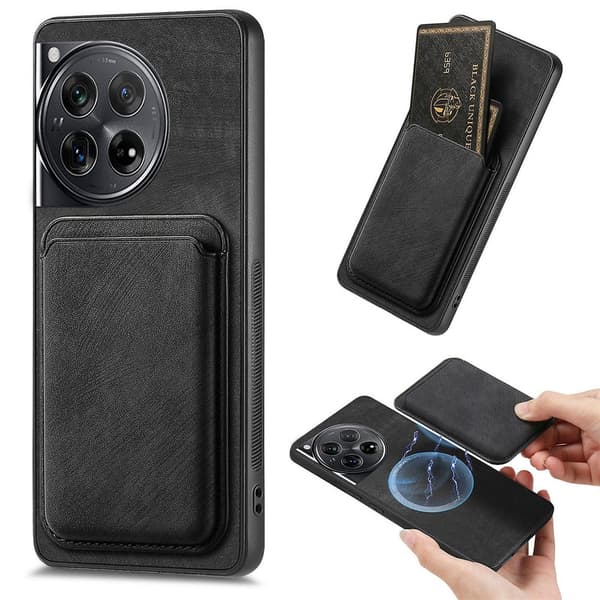 Magnetisk Kortficka Telefonfodral För OnePlus 12 5G