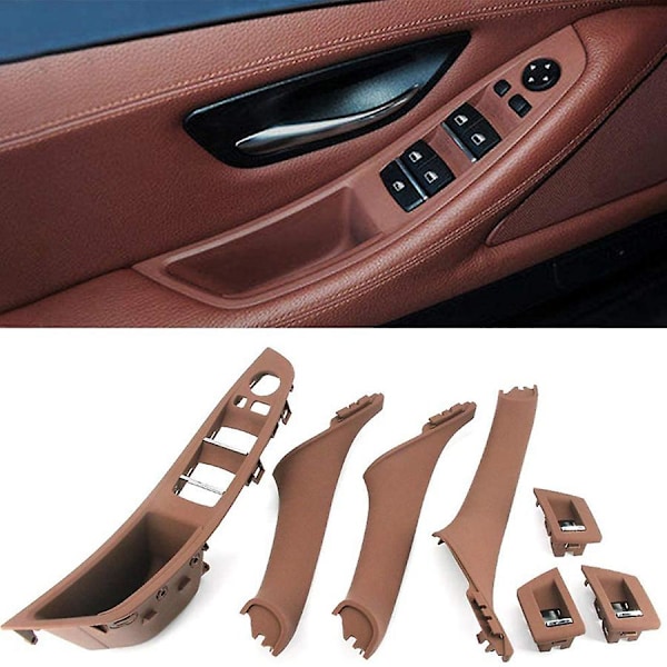 For- 5-sarjan F10 F11 520D 525D 530D 535I LHD auton sisäoven kahvan sovitin musta