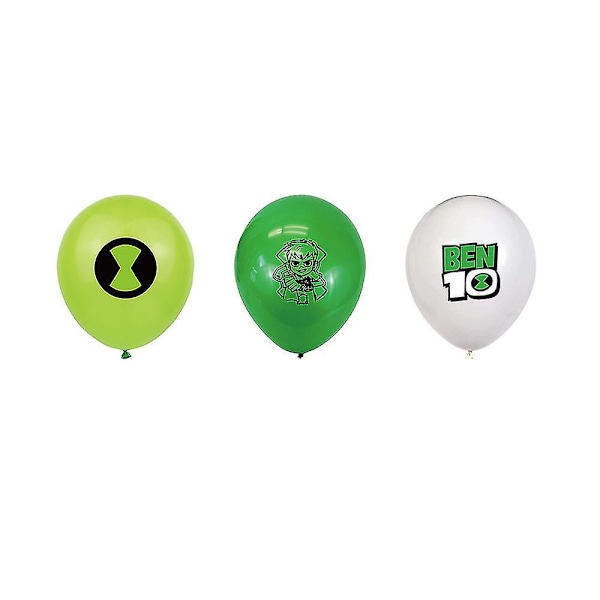 Presenter Heminredning Födelsedagsfest Tillbehör Kit Ben 10 Tema Banner Ballonger Tårtdekorationer