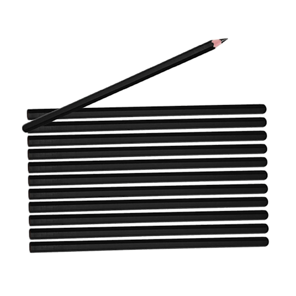 12 Stycken Tatueringsstencil Transfer Penna Ritpenna Kroppskonst Tillbehör Black