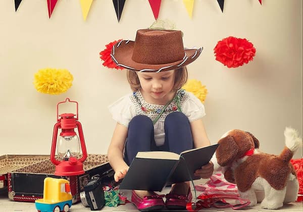 Woody-cowboyhat til børn Brown