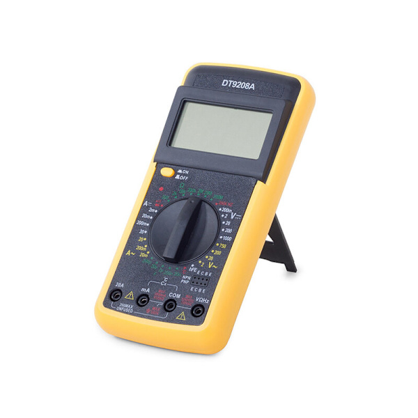 Digitalt strømmultimeter LCD DT9208A