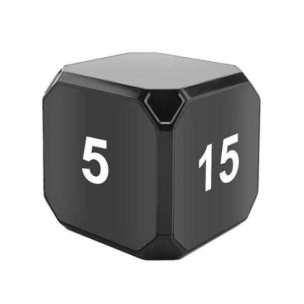Cube-timer Køkken Timer Gravitationssensor Flip Meditationstimer til Tidsstyring og Nedtælling 5-1