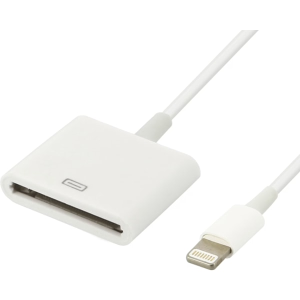 Lightning Adapterkabel Til 30-Pin Lading & Synkronisering Hvit Iphone