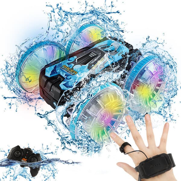 Fjernstyret Amphibio Stunt Bil