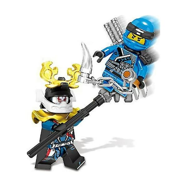 Sæt med 24 stk. Ninja Mini Figurer