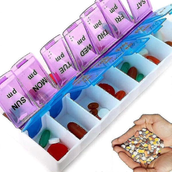7-dagers AM/PM pilledispenser