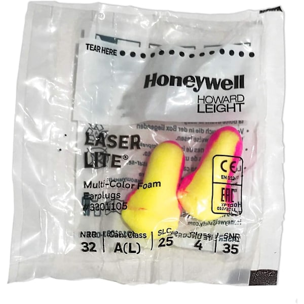 Howard Leight Laser Lite Myke Ørepropper - Snr 35db - 10 Par