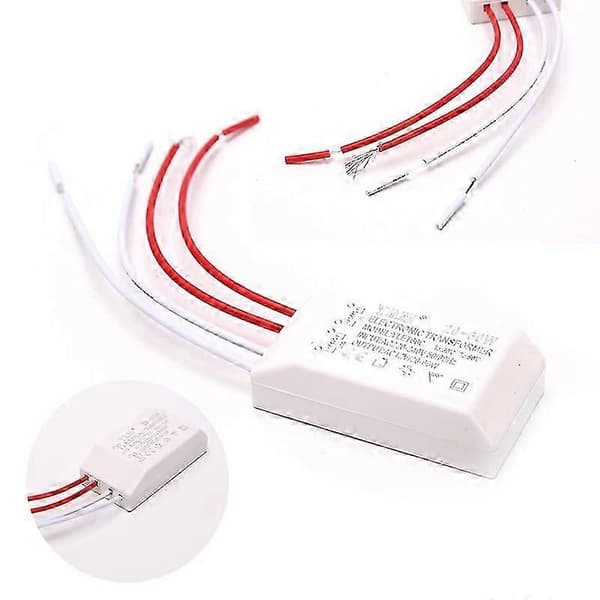 Elektronisk transformator AC 220V til 12V 20-60W halogenlys driver strømforsyning