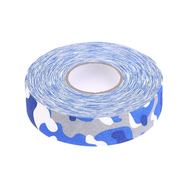 2,5 cm x 25 m Kirkas Teippi Jääkiekkomailan Kahvaan Jääkiekko Teippi Camo Camouflage Kuvioinen Liima Teippi Blue