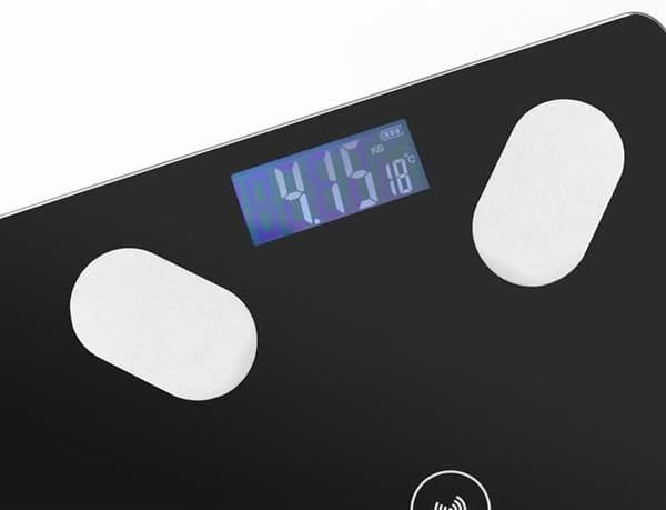 Smarte vægte, sort, 180 kg