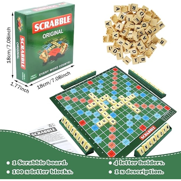 Engelska Scrabble Leksaker