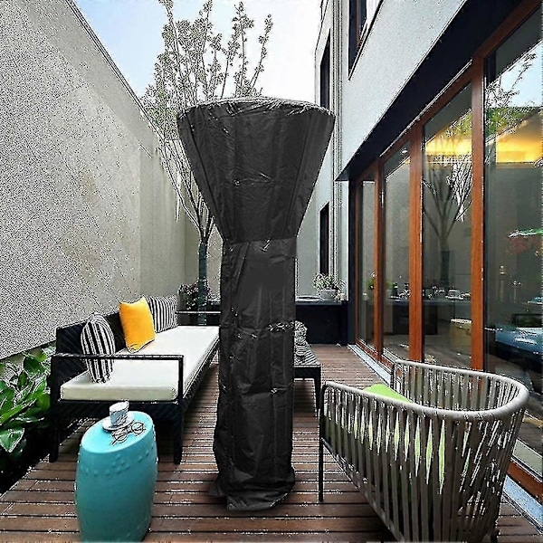 210d Sort Heavy Duty Vandtæt Stående Terrassevarmer Dæksel Varmer Dæksler
