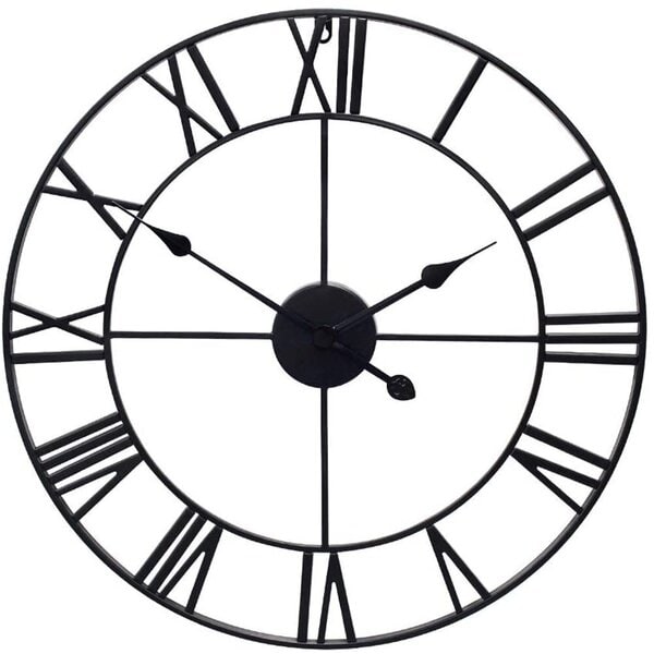 Retro väggklocka, 50 cm