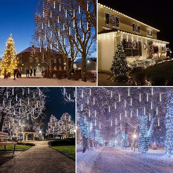 Jouluvalot ulkokäyttöön puun lumisade LED tippuvat jääpuikot