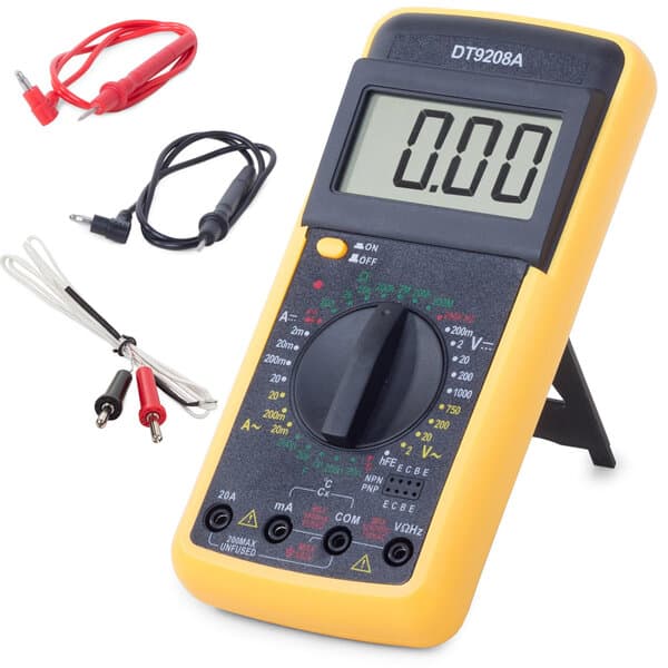 Digitaalinen virtamultimetri LCD DT9208A