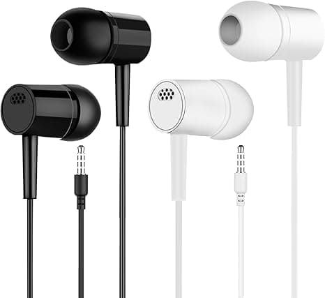 Bas-stereohovedtelefoner med 3,5 mm kabel Black