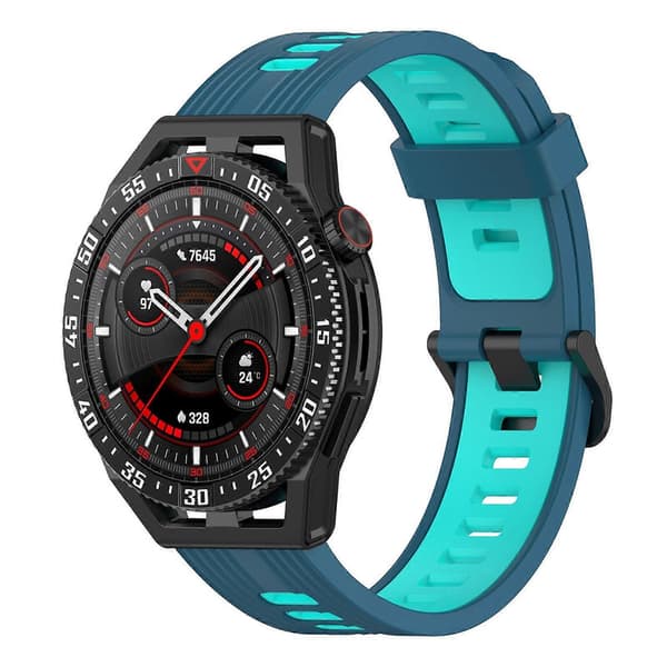 Pystysuuntainen silikoni kellon ranneke Garmin Forerunner 965:lle