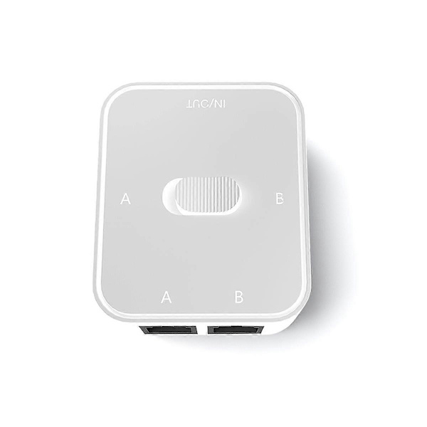 2-ports RJ45 LAN CAT6 Switch-selector 1000 Mbps 2 in 1 ut/1 in 2 ut 2 in 1 utRJ45 Nätverksdelare