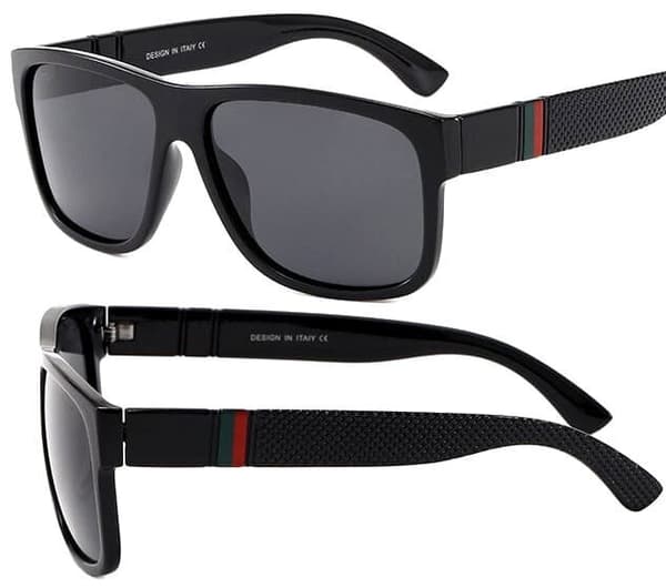 Herre solbriller V87BL, sort