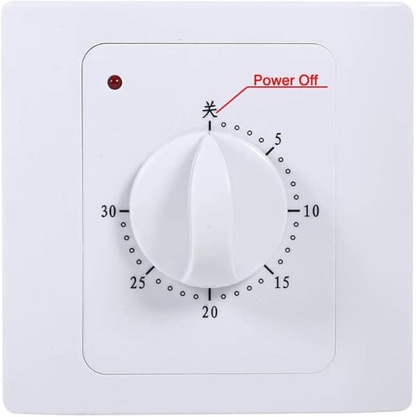 Mekanisk timer, MAGT 220V 10A 30 Min Elektrisk Digital Timer Tidsstyring Intelligent Nedtællingstimer