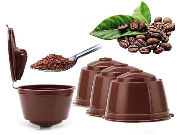 Dolce Gusto gjenfyllbare kaffekapsler, 5 stk.