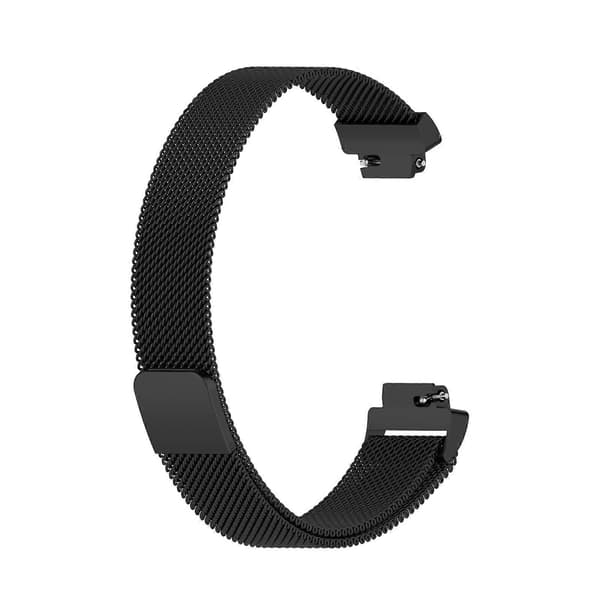 For Fitbit Inspire 2 Milanese klokkereim Black S