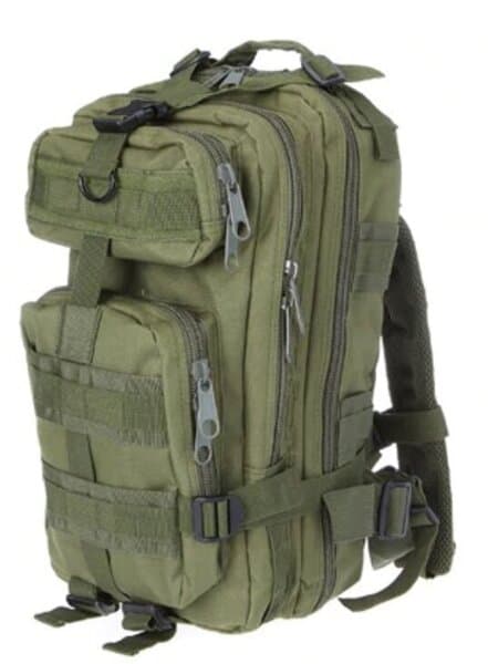 Militær stil XL rygsæk, 30l, grøn