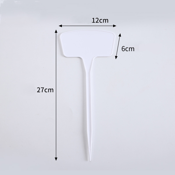 Stora utomhusväxtetiketter för grönsaker - 30-pack, 27 cm