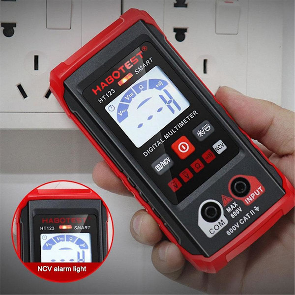 Smart Digital Multimeter, Automatisk Digital Multimeter, 4000 Räkningar, Auto Digital Multimeter, Digital Multimeter