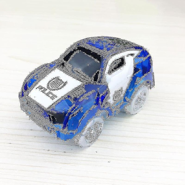 4 kpl Rata-autot Rata-leluautot Hohtava leluauto Rata-auton tarvikkeet 5 vilkkuvalla LED-valolla