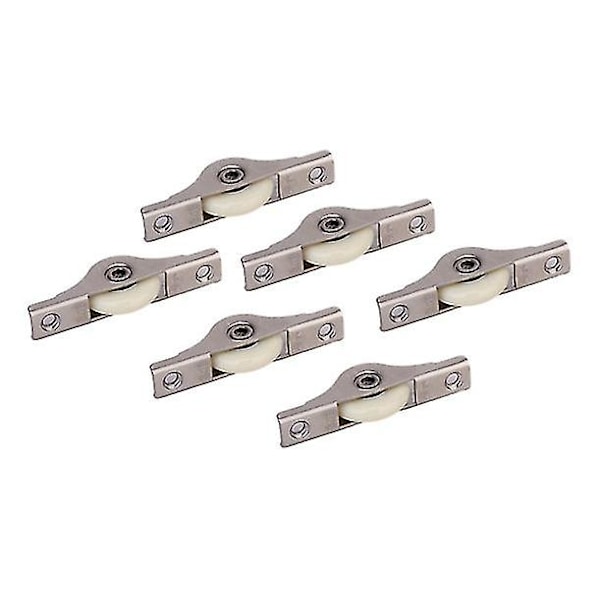 Dør Skyde Rulle Rustfrit Stål Skyde Dør Hjul Vindue Skyde Dør Hjul Leje Rulle Skyde Dør Hjul 6pcs