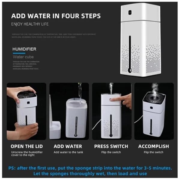 Ilmankostutin, 1000 ml