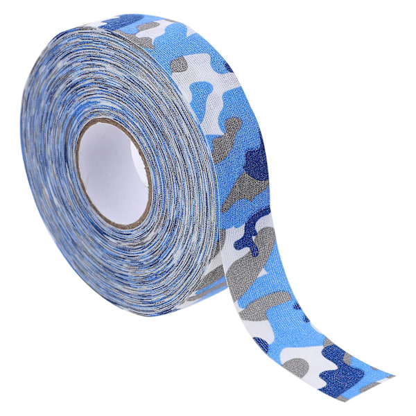 2,5 cm x 25 m Kirkas Teippi Jääkiekkomailan Kahvaan Jääkiekko Teippi Camo Camouflage Kuvioinen Liima Teippi Blue