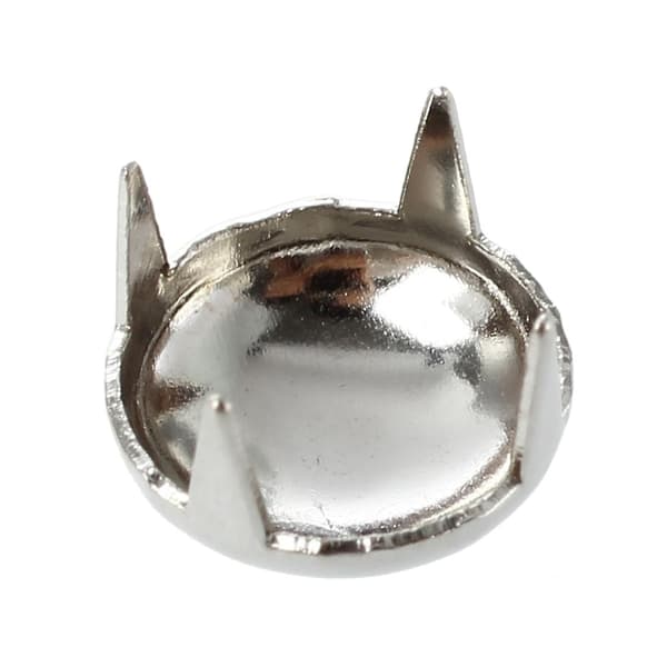 200X koppar 8mm Silver Rund Kon nit punk dekoration nit nit Silver