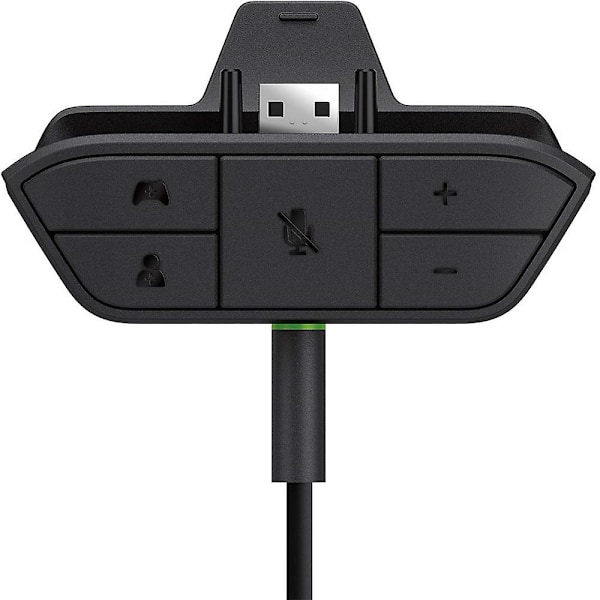 Stereo Headset Adapter til Xbox One/One S/Elite 1&2/til Xbox Series X|S Controllers, Mic Headphone Adapter til Xbox One Controller