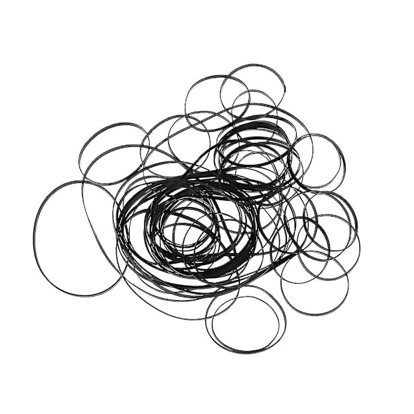 50 stk. Universell Assortert Vanlig Flat Gummireim Miks Kassettspiller Reim For Opptakere Walkman CD DVD-stasjoner