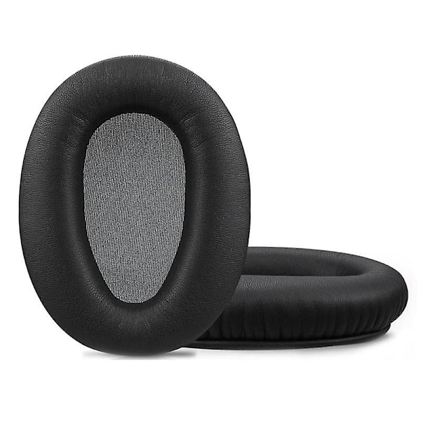 1 par Skum Øreputer Puter Lær Øreputer For Wh-ch700n (whch700n) & Mdr-zx780 (zx780dc)/mdr-zx770 Black